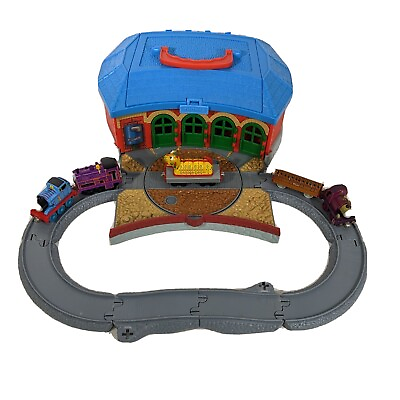 #ad Thomas The Train ROUNDABOUT STATION with Track Trains Chinese Dragon Magnetic