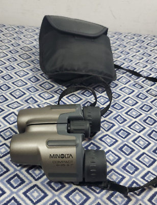 #ad MINOLTA Binoculars Compact 8x25 7° Strap amp; Case