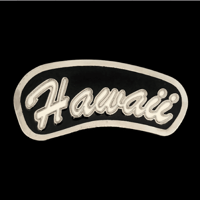 #ad Belt Buckle Hawaii Hawaiian Honolulu Souvenir Island Buckles Belts