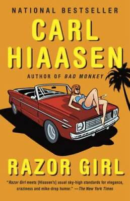 Razor Girl: A novel Paperback By Hiaasen Carl GOOD