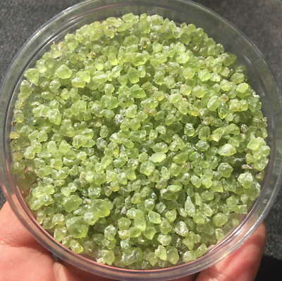 Peridot Olivine Crystal Chips Genuine Natural Small Mini Gemstones 50g Bulk Lot