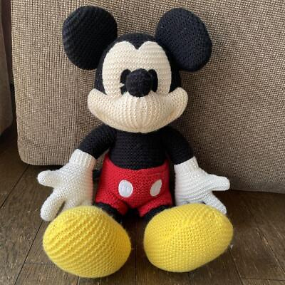 #ad Wdw Disney Mickey Knit Stuffed Toy