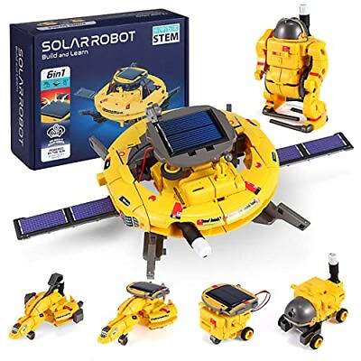 STEM Projects for Kids Age 8 12 Science Kits for Boys Solar Robot Space Toy...