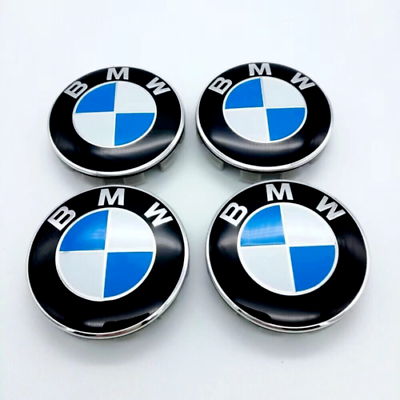 #ad Genuine BMW Set of 4 Alloy Wheel Centre Caps 36136783536 E46 E90 F10 F20 F30 F32