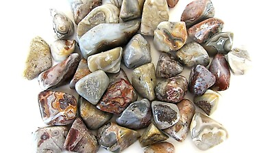 #ad One Crazy Lace Agate Tumbled Stone 40mm Healing Crystal Reiki Focus