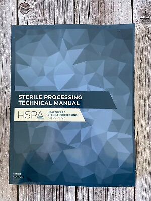 #ad Sterile Processing Technical Manual Textbook CRCST 9th edition Good