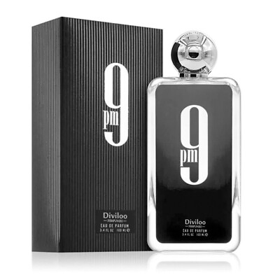 #ad 9 pm by Afnan 3.4 oz EDP Cologne for Men New
