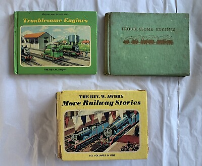 #ad #ad Vintage 1951 1983 THOMAS THE TRAIN TROUBLESOME ENGINES More Railway Stories x3