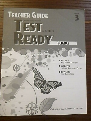 Curriculum Associates Science Test Ready Practice Workbook Teacher Guide Grade 3