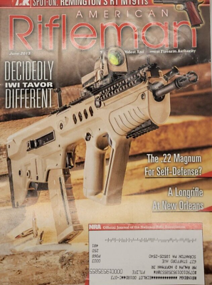 The American Rifleman Magazine June 2013 Vintage