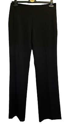 Kaleidoscope uk 10 black straight work trousers L 29.5quot; new