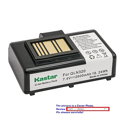 #ad Kastar Battery 2600mAh Replacement for Zebra ZQ620 ZQ620HC ZR628 ZR638 Printer