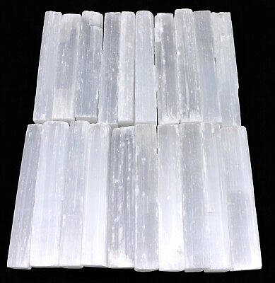 Selenite Crystal Wands Bulk Selenite Sticks 2 4 6 8 Inch Crystal Wands