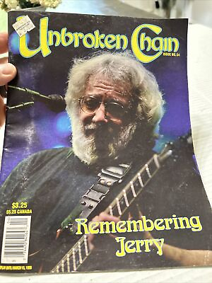 #ad Unbroken Chain Magazine Issue No. 54 Remembering Jerry March 15 1996