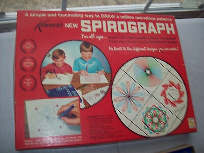vintage original 1967 Spirograph by Kenner includes all design discs