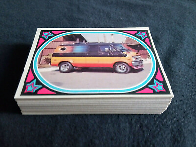 Truckin#x27; Vintage Trucks Complete 44 Card Set Donruss 1975 NM