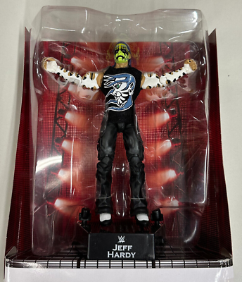 #ad *LOOSE* WWE Entrance Greats Jeff Hardy Action Figure with Electronic Base Music