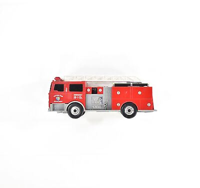 Fire Truck Metro Fire 36 Red Vintage Fire Truck Fun Rise 1992 USED
