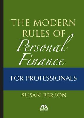 Modern Rules of Personal Finance for Professionals Paperback GOOD