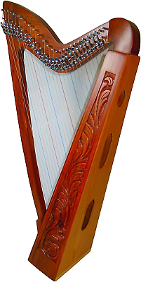 #ad 27 Strings Lever Celtic Irish Harp