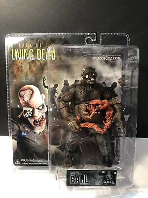 #ad Attack of the Living Dead Earl Gray Closed Mouth Variant Mezco Toyz 2006 New
