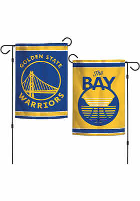 #ad Golden State Warriors 2 Sided Double Sided Garden Flag OUTDOOR RATED FREE SHIP