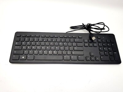 #ad Dell Slim Wired USB Keyboard KB 113P
