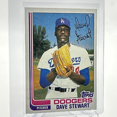 1982 Topps Dave Stewart Rookie Baseball Card #213 NM Mint FREE SHIPPING