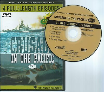#ad Crusade in the Pacific 4 Full Length Television Episodes DVD NEW