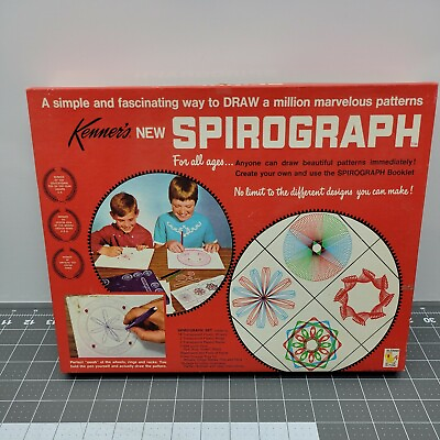 #ad Vintage 1967 Kenner#x27;s New Spirograph #401 1st Edition Complete