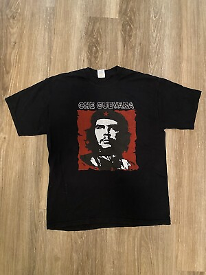 #ad Jerzees T Shirt Che Guevara Black Size L