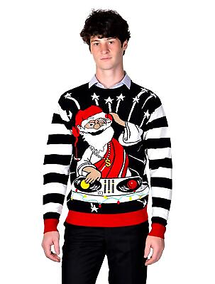 #ad #ad KESIS Ugly Christmas Sweater Santa Pullover Black