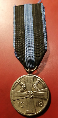 #ad *Finland Freedom War Medal * 1918 *VERY Good condition*Old MODEL*