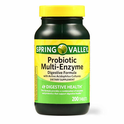 #ad Spring Valley Probiotic Multi Enzyme Digestive Formula Tablets 200 Ct. TIKTOK