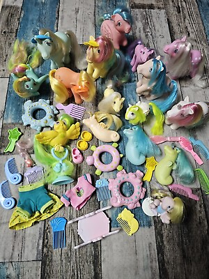 #ad My Little Pony G1 Lot 44 Piece Vintage Toys Once In A Lifetime Collection 82 87