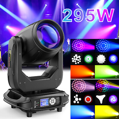 #ad 295W 14R Beam Moving Head Light RGBW Gobo 824 Prism Stage Lighting DJ Disco DMX