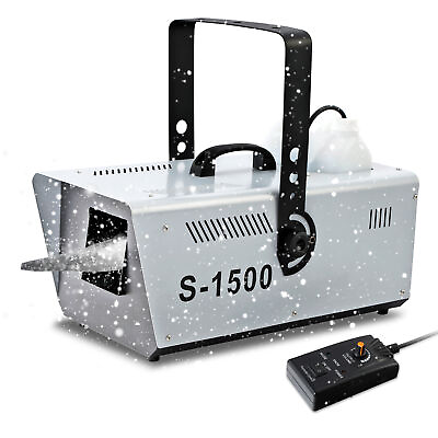 1500W Snow Machine Stage Snowflake Maker for Christmas Party Snow Decor w Remote