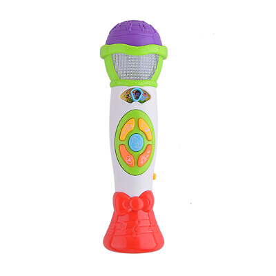 Portable Microphone Toy Kids Voice Changing Recording Battery Powered Microphone