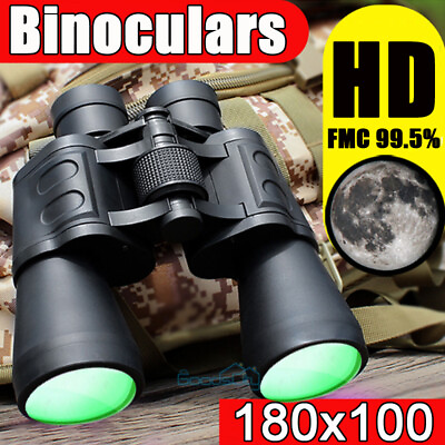 2023 NEW Military Army 180x100 BAK4 Night Vision Binoculars Goggles HuntingCase