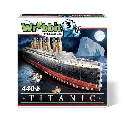 #ad Wrebbit 3D Titanic 440 Piece 3D Jigsaw Puzzle