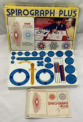 #ad 1983 Kenner Spirograph Plus Complete in Great Condition FREE SHIPPING