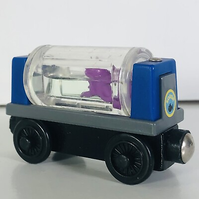 Thomas The Train Aquarium Car Wooden Railway Purple Squid Sodor Tender Clear