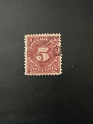 #ad US Stamp Scott #J34 Postage Due 5 Cent Used Ng