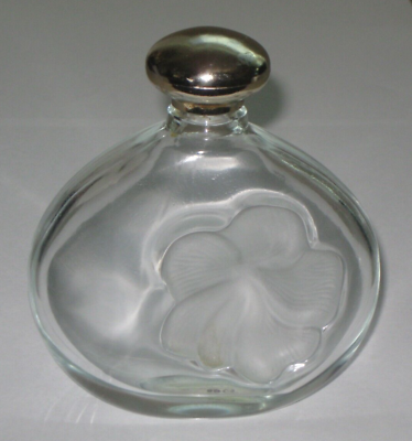Vintage Nina Ricci Fleur de Fleur Lalique Perfume Bottle 100 ML OZ Open Empty 5quot;