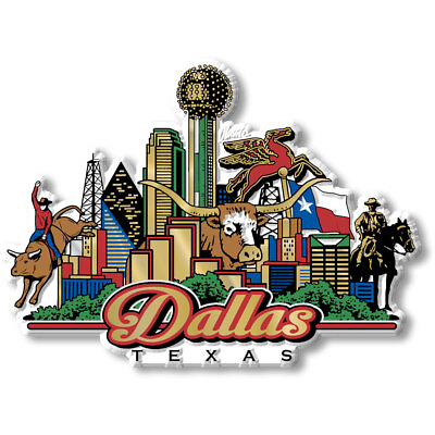 #ad Dallas Texas Magnet by Classic Magnets