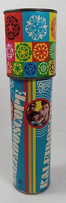 #ad Steven Kaleidoscope #150 Colorful Shapes Psychedelic Rotating Toy VTG 1973