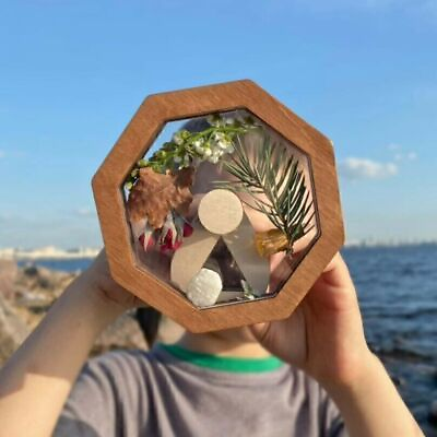 #ad DIY Kaleidoscope Kit Handmade Wood Kaleidoscope Kids Toddler Outdoor Toys Gifts