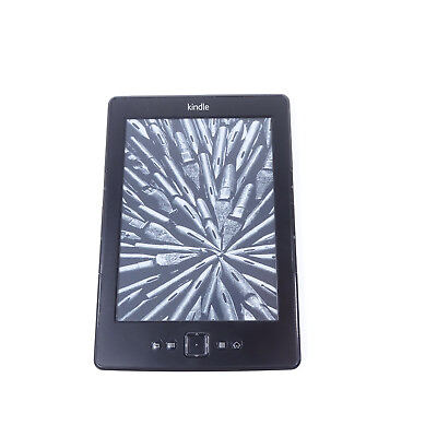 Kindle D01100 4th Generation 2GB Wi Fi 6quot; eBook Reader Tested amp; Working
