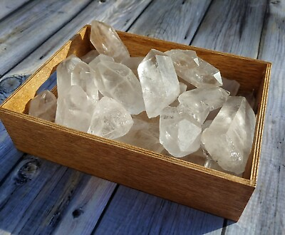 1lb Clear Quartz Crystal Points Natural Lot Reiki Yoga US SELLER