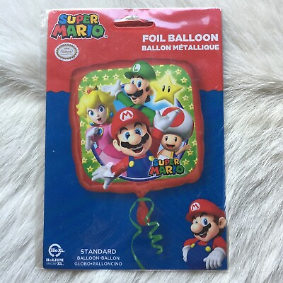 #ad SUPER MARIO FOIL BALLOON Super Mario Party Balloons Super Mario Balloon